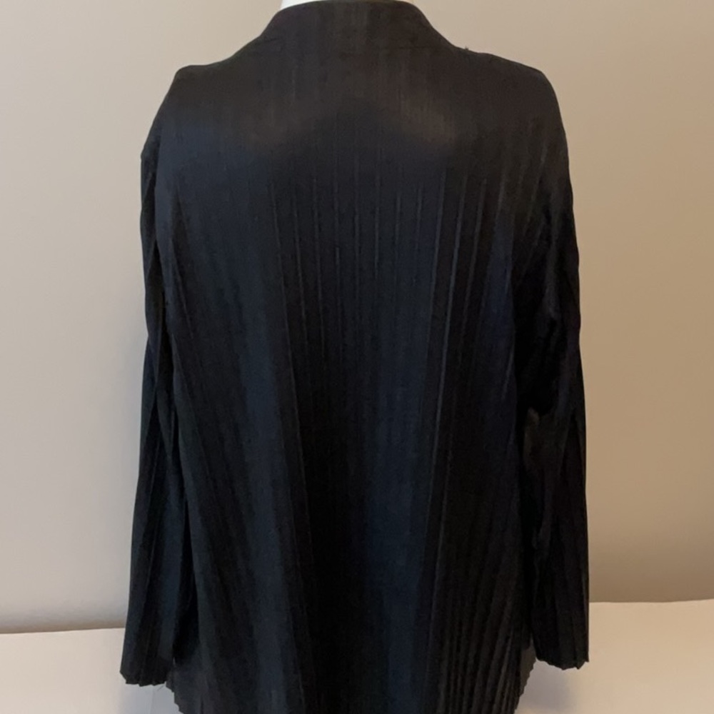 Draped  Plisse Cardigan/Jacket - Picture 6 of 9